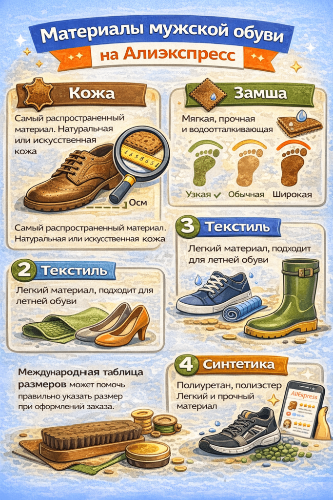 размеры обуви таблицы на али